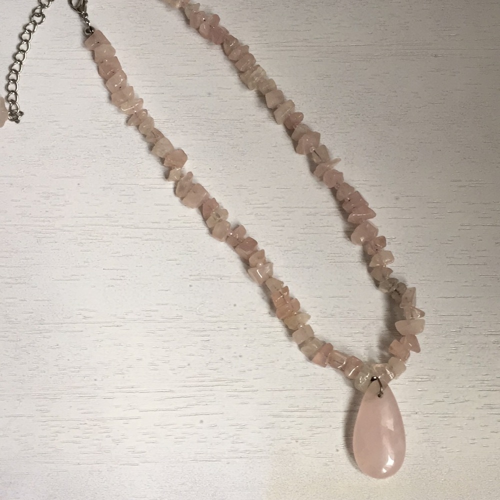 Pink Quartz necklace